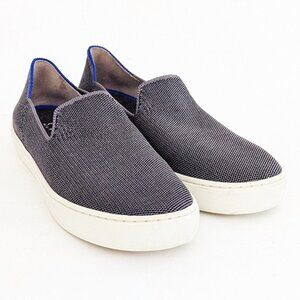 💙 Rothy's Blue/Black Slip on Shoes - Women's Size 8 💙